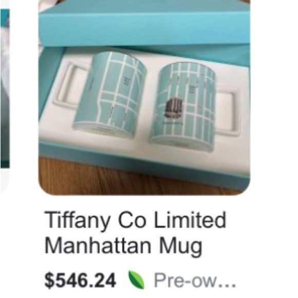 Tiffany Manhattan Cups - Picture 3 of 4